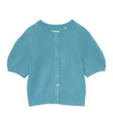ALESIA CASHMERE CARDIGAN -- DEEP AQUAMARINE