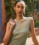 ARTEMISE DRESS -- SAGE