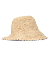 BALLOU HAT -- NATURAL RAFFIA