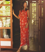 CHANDRA DRESS -- ORANGE CITRINE