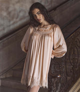CICELY DRESS -- PEACH SORBET