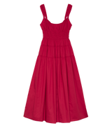 CLOVER DRESS -- DEEP TOMATO