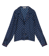 ELENE TOP -- BLEU TAORMINA PAISLEY