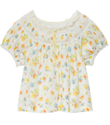 EMILE TOP -- DAHLIA FLORAL