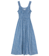 EMMARETTA DRESS -- BLUE GARDEN BLOOM