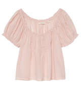 FREDERICA TOP -- BLUSH