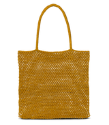 GRANDE MARION TOTE -- MUSTARD CHAMBIRA