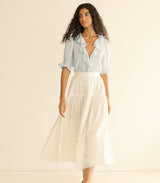 HENRI TOP -- ALICE BLUE