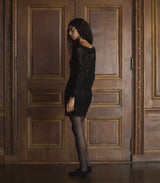 HYACINTHE DRESS -- BLACK