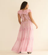 JOYELLE DRESS -- PINK HYDRANGEA