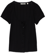 LARA TEE -- BLACK