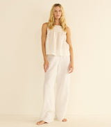 LAVON LINEN PANT -- SALT