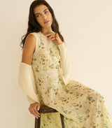 LILIANE DRESS -- SUNSHINE PRAIRIE ROSE
