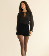 LIORA TOP -- BLACK