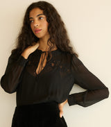LIORA TOP -- BLACK