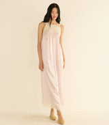 LUCIANE DRESS -- POWDER ROSE