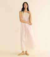 LUCIANE DRESS -- POWDER ROSE