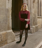 MADELYNNE DRESS -- VINO ROSSO