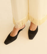 MALIN MULE -- BLACK SUEDE