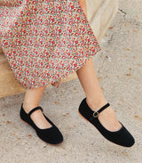 MARY JANE SLIPPER -- BLACK