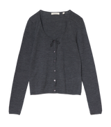 NAIDA CARDIGAN -- CHARCOAL GREY