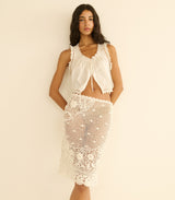 NEROLI SKIRT -- PEARL