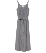 NEVITA DRESS -- NOIR LA MADDALENA GINGHAM