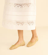 PILLAR MARY JANE -- GOLD LACE