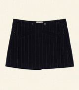 RAINA SKIRT -- MARIANNE PINSTRIPE