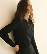 REED SWEATER -- BLACK