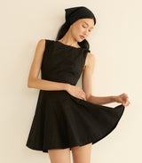 RIVIETTE DRESS -- BLACK