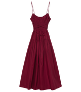 SAFIA DRESS -- DEEP RUBY