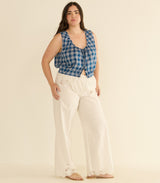 THEO TOP -- DORSET PLAID